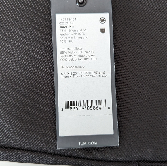 Tumi Travel Kit - Picture 2 of 7